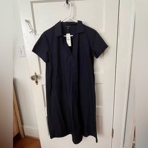 Banana Republic MIDI Shirtdress (Navy)